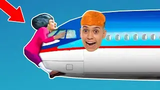 PROFESSORA MALVADA FOI ATROPELADA POR UM AVIÃO!! (Scary Teacher)