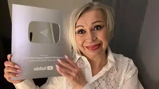 АСМР Распаковка | Cеребряная кнопка Ютуб | Близкий шёпот | Триггеры | ASMR