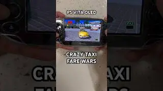 Crazy Taxi Fare Wars on PS VITA OLED #shorts #gameplay #handheld #psv #psp #openworld #psvita #gamer