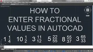 HOW TO ENTER (1 1/2) FRACTIONAL VALUES IN AUTOCAD COMMAND LINE WINDOW?