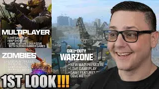 1st Look at New Warzone Map, Multiplayer & Zombies at CODNEXT