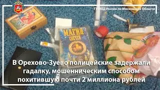 В Орехово-Зуево полицейские задержали гадалку, мошенническим способом похитившую 2 миллиона рублей