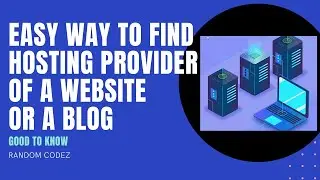 Find Hosting Provider of a website or a blog