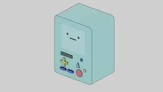 Bmo in 3D blender 2.8