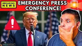 🆘LIVE! President Trump EMERGENCY Press Conference at Trump Tower!