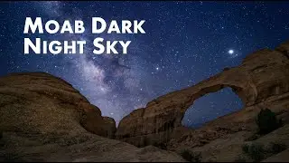 Moab's Dark Night Sky