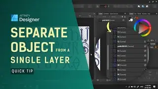 Separate an Object from a Single Curves Layer | Affinity Designer Tip