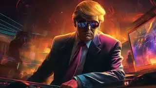 If Donald Trump Was Synthwave (Miami 1984 Edition)