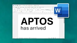 How do I get Calibri back? (The new Aptos font is here)