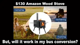 I Bought A Cheap Amazon Wood Stove  - Will It Work?