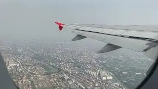 Takeoff from Bangkok Don Mueang Airport | Thai AirAsia | Airbus A320-200