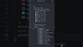 This animated text gradient takes only 15 lines of code to create 