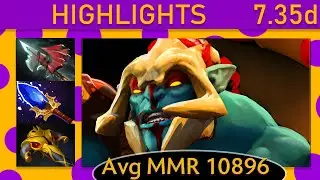 ✨ Huskar |14/1/11 - 75%| Mid Highlights 7.35d - Dota 2 Top MMR
