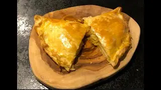 Cheese, onion and potato pasty