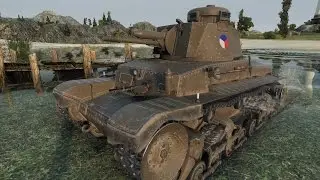 WoT LT vz. 35 | tier II Czech light tank | Men Vs Bots - Mines