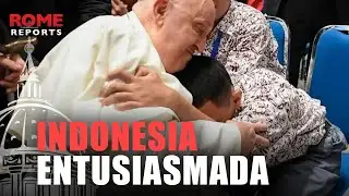 La población de Indonesia acoge al pontífice argentino con entusiasmo