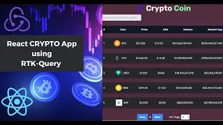 Build a Crypto App using React and RTK-Query | TypeScript | Search, Pagination | Coin Gecko API