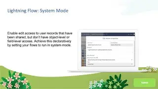 Lightning Flow System Mode (Apps)