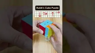 Rubik’s Cube Puzzle • 4 Steps Scrambling and Solving