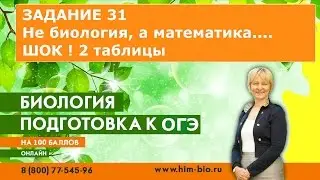 ОГЭ по биологии. Разбор задания 31. Это сложно!?