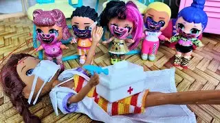 SCARED THE TEACHER HAGI VAGI! Dolls LOL SURPRISE Funny dolls cartoons DARINELKA