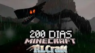 Sobrevivi 200 DÍAS en El MOD mas Difícil DE TODO MINECRAFT 🔥🔥
