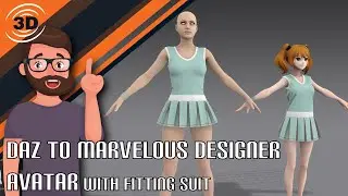 Setting up DAZ Genesis 8 as a Marvelous Designer Avatar