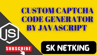 How to create captcha code in JavaScript |Captcha Generator|JavaScript 