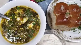 Зеленый борщ с щавелем и яйцом | Секреты вкусного зеленого борща