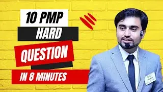 10 PMP hard question in 8 minutes|PMP Online Trainig|How To Pass PMP With Amer Ali