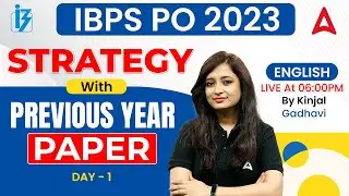 IBPS PO 2023 | IBPS PO English Previous Year Paper with Strategy | By Kinjal Gadhavi