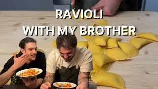 How to make authentic ricotta ravioli - With my certified-chef-brother