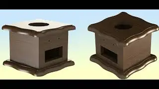Vintage coffee grinder in Solidworks