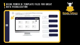 Using Power BI Template Files for Great Data Visualization