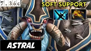 Astral Spirit Breaker Soft Support - Dota 2 Patch 7.36c Pro Pub Gameplay