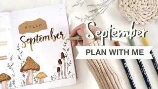 🍄 plan with me // september 2021 bullet journal setup ft. Wondershare DemoCreator