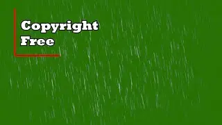Free green screen rain fall effects