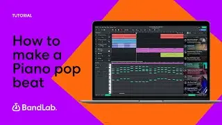 How to make a piano pop beat using BandLab's free web Mix Editor (BandLab Tutorial)