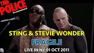 STING & STEVIE WONDER - FRAGILE (LIVE IN NY 01 OCT 2011)
