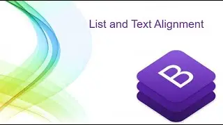 list and alignment in bootstrap 4