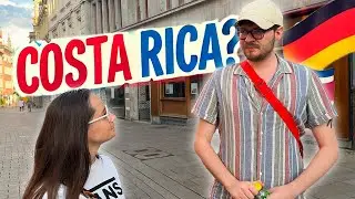 ¿Qué piensan en ALEMANIA sobre COSTA RICA? 🇨🇷 Pregunto en las calles alemanas 🇩🇪