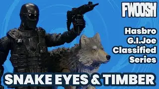 G. I. Joe Snake Eyes and Timber Alpha Commandos Hasbro Classified Series Action Figure Overview