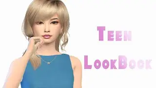 Teen Lookbook | SIMS 4 CAS | CC Folder and Sim Download