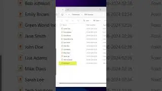 How to Copy Multiple Filenames within a Folder 