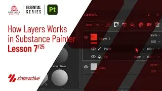 Layers in Substance Painter | Lesson 7 of 25 | Substance Painter Full Course