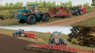 FS22 / Map Koshmak / Культивация и посев рапса.