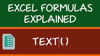 TEXT Formula in Excel