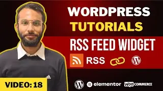 How to Add RSS Feed in WordPress Website | WordPress Tutorials #18