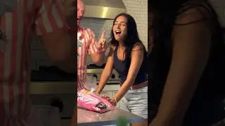 Arm chop trick for her for 1 second! 🤣 