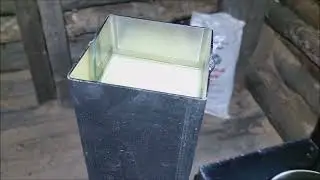 Печь блиндажная на солярке (тест)